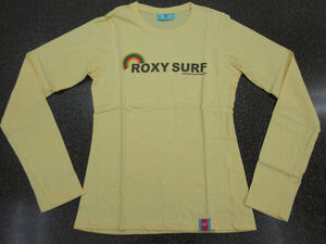 ROXY( Roxy ) long sleeve T shirt yellow color M[ secondhand goods ]