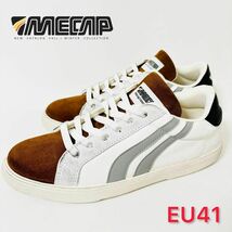 メキャップ (MECAP) イタリア製 本革スニーカー EU41_画像1