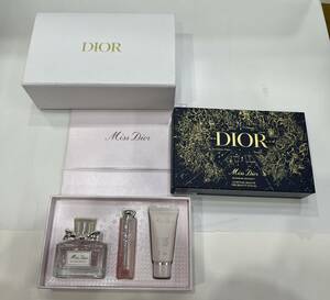 286-MH55) 未使用 ミス ディオール コフレ オードゥトワレ リップグロウ ハンドクリーム Christian Dior 