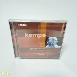 CD BBC交響楽団 /ルドルフ・ケンペ Brahms: Symphony no 4; Schubert: Symphony no 5 管:0534 [0]