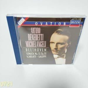 CD Scarlatti* / Galuppi*, Arturo Benedetti Michelangeli Beethoven Sonata No. 32, Op. 111 / Scarlatti Galuppi 管:0721 [0]