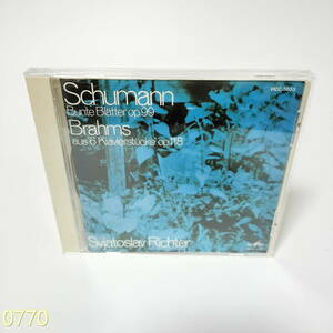 CD スヴャトスラフ・リヒテル / シューマン：色とりどりの作品(限定盤) 管:0770 [12]