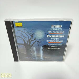 CD 【CD】ロジェストヴェンスキー / BRAHMS: PIANO QUARTET OP.25 etc. 5012106117525 管:0869 [0]