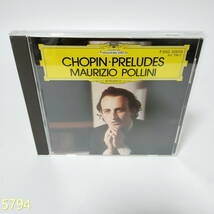 CD MAURIZIO POLLINI マウリツィオ・ポリーニ　/ショパン:24の前奏曲 作品28 管:5794 [0]_画像1