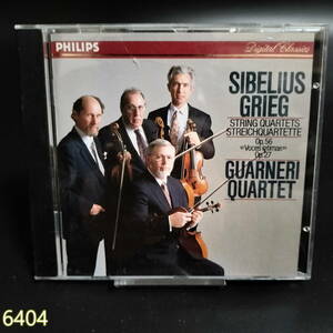 CD Guarneri Quartet String Quartets =Sibelius: Streichquartette Op. 56 Voces Intimae Grieg Op. 27 管:6404 [0]