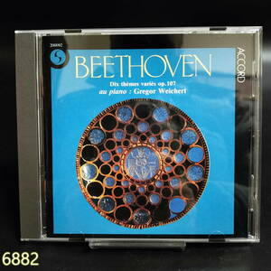 CD Gregor Weichert, Ludwig van Beethoven Dix Thmes Varis, Op. 107 管:6882 [0]