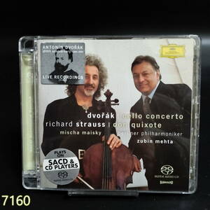 CD ズービン・メータ/ミッシャ・マイスキー/BPO Dvorak: Cello Concerto Op.104; R.Strauss: Don Quixote Op.35 管:7160 [0]