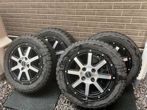 アゲトラ　14インチアルミホイール　オープンカントリーrt155/65r14 2022年製