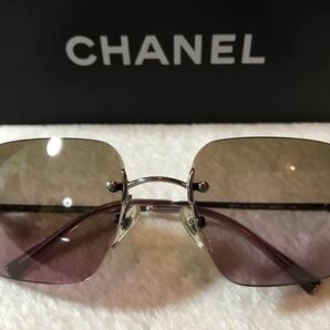 ★未使用品★CHANEL シャネル サングラス★ピンク系グラデーション★ココマーク★4017 c.124/77 62□17 120★ケース・箱有りの画像2