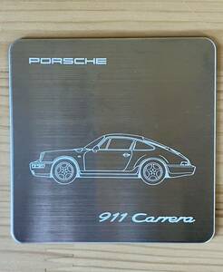 ★レア【used】ポルシェ PORSCHE★911 カレラ CARRERA メタルコースター 飾り★ノベルティ