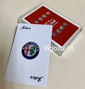 ★【未使用】アルファロメオ★トランプ カードゲーム 105周年記念 Alfa Romeo★ノベルティ