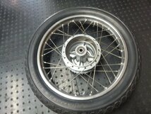 ホンダ　CB400FOUR　リアホイール　当時DID製リム　（昭和名車　旧ヨンフォア　408cc　実動車両より　絶版旧車　動画あり　CB350Four_画像4