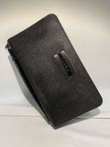 CK Calvin * Klein Calvin Klein LEATHER CUIR fastener long wallet wallet notebook men's used present condition 132d1600