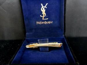 ◎№4647◎■美品■【YSL】サンローラン【シルバー・ゴールド】■ネクタイピン♪