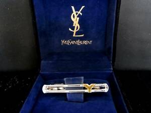 ◎№4659◎■美品■【YSL】サンローラン【シルバー・ゴールド】■ネクタイピン♪