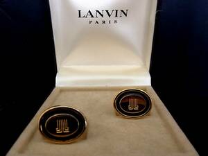 ◎№4910◎■美品■ランバン【LANVIN】【ゴールド】■カフス♪