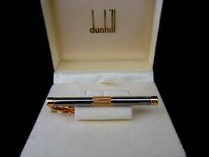 *N4851*# new goods #[dunhill] Dunhill [ silver * Gold ]# necktie pin!!