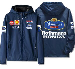 ロスマンズ HRC MotoGPスレーシング ジャケット Rothmans x honda バイクウエアグッズ長袖 冬服 厚手 防風 秋冬新品