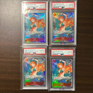 ナミ　パラレル　psa10 4枚セット