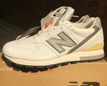 ニューバランス USA製 NEW BALANCE M996LW LEATHER WHITE US9D 27cm ビンテージ オールレザー 新品アメリカ米国製 ホワイト×グレー 白_画像8