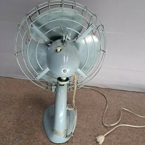 明電舎 Meidensya 扇風機 レトロ AC100V ELECTRIC FAN ビンテージ 実働 スイングOK 2SPEEDO の画像7