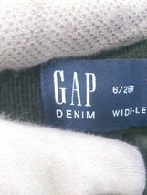 ◇ GAP ギャップ コーデュロイ カジュアル ワイド パンツ サイズ28 グリーン系 メンズ P_画像3