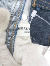 ◇ FREAK'S STORE フリークスストア スリット デニム ロング タイト スカート サイズ 縦S 横XL+ ネイビー レディース P_画像3