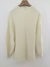 ◇ green label relaxing UNITED ARROWS Vネック 長袖 ニット セーター アイボリー レディース P_画像2