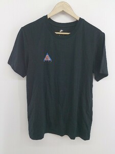 ◇ NIKE ナイキ バックプリント 半袖 Tシャツ カットソー サイズS ブラック マルチ メンズ E