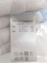 ◇ DOUDOU ドゥドゥ 長袖 ロング カーディガン サイズF ブルー系 レディース P_画像4