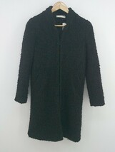 ◇ ◎ ZARA trafaluc outerwear 長袖 プードル コート サイズ EUR XS USA XS MEX 24 ブラック レディース E_画像1