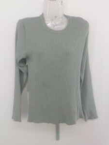 ◇ MAISON SPECIAL メゾンスペシャル 長袖 ニット カットソー サイズM カーキ系 レディース P