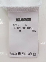 ◇ XLARGE エクストララージ ロゴ プリント 半袖 Tシャツ カットソー サイズM ホワイト ブラック レッド系 メンズ P_画像4