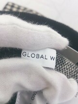 ◇ GLOBAL WORK グローバルワーク ギンガムチェック ロング ニット スカート サイズF ブラック ベージュ レディース P_画像3