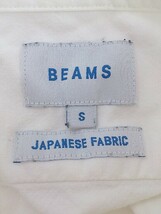 ◇ BEAMS ビームス ボタンダウン BD 長袖 シャツ サイズS オフホワイト メンズ P_画像3