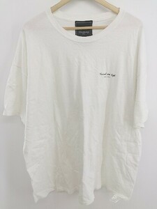 ◇ unrelaxing オーバーサイズ プリント 五分袖 Tシャツ カットソー ホワイト系 マルチ レディース メンズ P