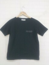 ◇ UNIFY URBAN RESEARCH DOORS 胸ポケット 半袖 Tシャツ カットソー ブラック系 レディース P_画像1