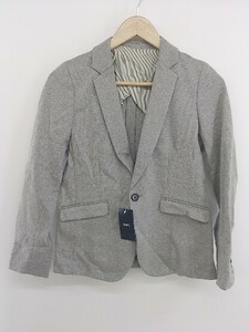 * * SHIPS Ships 1B длинный рукав tailored jacket размер 36 серый женский P