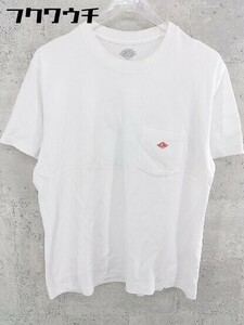 ◇ DANTON ダントン 無地 半袖 Tシャツ カットソー サイズ36 ホワイト メンズ