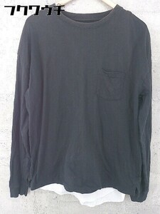 ◇ FREAK'S STORE レイヤード 長袖Tシャツ タンクトップ セットアップ サイズL ブラック ホワイト メンズ