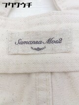 ◇ Samansa Mos2 サマンサモスモス サスペンダー付き パンツ サイズM アイボリー系 レディース_画像4