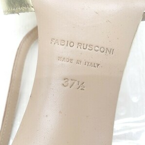 ◇ ◎ FABIO RUSCONI ファビオ ルスコーニ イタリア製 バックストラップ サンダル サイズ37 1/2 ゴールド レディースの画像5