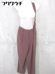 ◇ ◎ N. Natural Beauty Basic ワンタック パンツ スラックス サイズS ワインレッド レディース