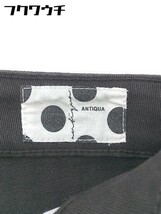 ◇ antiqua アンティカ ストレッチ パンツ サイズS ブラック レディース_画像4