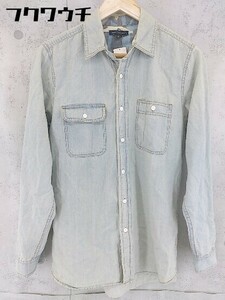 ◇ ITEMS URBAN RESEARCH アーバンリサーチ 長袖 シャツ サイズ38 ライトブルー メンズ