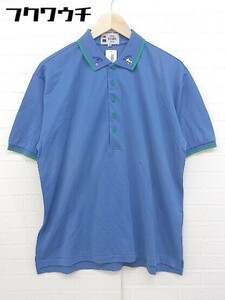 ◇ ◎ Studio Picone Studio Piccone Emelcodery Kanoko с коротким рубашкой с коротким рубашкой размером 40 синие мужчины