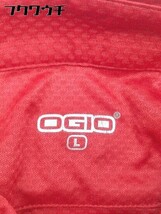 ◇ ◎ OGIO オジオ メッシュ ボタンダウン BD 半袖 ポロシャツ サイズ L レッド メンズ_画像6