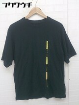 ◇ Virgil Normal ヴァージルノーマル ロゴ　プリント 半袖 Tシャツ カットソー サイズM ブラック　イエロー メンズ_画像2