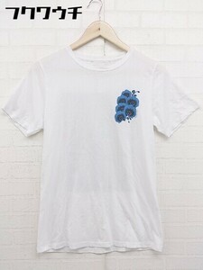 ◇ Saturdays NYC サタデーズ ニューヨークシティ プリント 半袖 Tシャツ カットソー サイズXS ホワイト メンズ