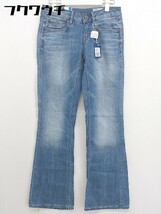 ◇ ●美品● ◎ G-STAR RAW ジースターロゥ タグ付 ベルボトム デニム ジーンズ パンツ サイズ26 インディゴ レディース_画像2